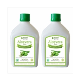 BHUMIJA LIFESCIENCES Aloevera Fiber Rich Juice Health Drink Liquid 2 l Pack of 2