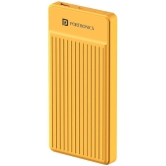 Portronics 10000 -mAh 12W Li-Polymer Power Bank - Yellow