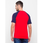 Globus - Red Cotton Blend Regular Fit Mens T-Shirt ( Pack of 1 ) - None