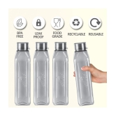 Milton Prime 1000 Pet Water Bottle, Set of 4, 1 Litre Each, Grey - Grey