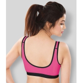 Dermawear Multi Color Poly Cotton Color Blocking Sports Bra - 36C