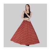 Sttoffa Red Cotton Womens Flared Skirt ( Pack of 1 ) - None