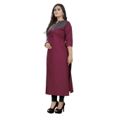 Rangrasiya Multicolor Cotton Straight Kurti - XL