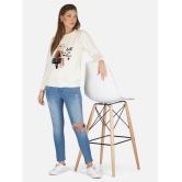 CHOZI Fleece Women''s Non Hooded Sweatshirt ( White ) - None