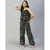 Selvia Black Printed Palazzo Top Set - None