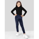 Naughty Ninos Girls Navy Super Stretch Cordrouy Jeggings - None