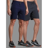 JILZ Multi Polyester Mens Shorts ( Pack of 2 ) - None