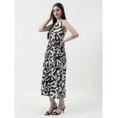 Zima Leto Polyester Printed Full Length Womens A-line Dress - Black ( Pack of 1 ) - None