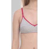 Elina - Beige Cotton Non Padded Womens T-Shirt Bra ( Pack of 2 ) - None