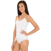 Jockey 1487 Women's Super Combed Cotton Rib Camisole with Adjustable Straps - White - None