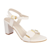 Shoetopia - White Women''s Sandal Heels - None