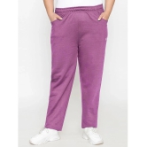 YHA - Mauve Fleece Womens Running Trackpants ( Pack of 1 ) - None