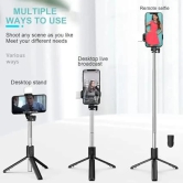 AGRAHARI MOBILE bluetooth selfie stick with flash light