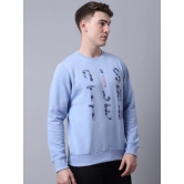 Rodamo Men Blue Printed Sweatshirt