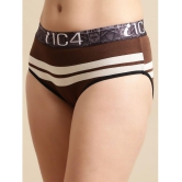 IC4 - Brown Hipsters Modal Striped Women's Hipster ( Pack of 1 ) - None