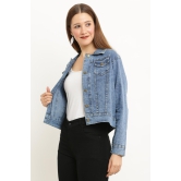 Lily Buds Women Denim Jacket-XL