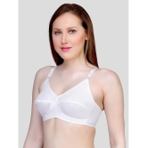 TCG - White Cotton Non Padded Womens Everyday Bra ( Pack of 1 ) - None