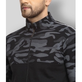 Wild West - Black Cotton Blend Regular Fit Printed Mens Sports Tracksuit ( Pack of 1 ) - 44