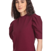 Sugr Polyester Regular Tops - Red Single - L