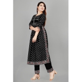 SIPET - Black Straight Rayon Women's Stitched Salwar Suit ( Pack of 1 ) - S, Black