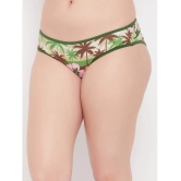 Clovia - Green Nylon Printed Womens Bikini ( Pack of 1 ) - None