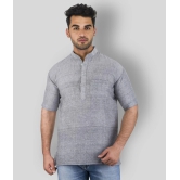 DESHBANDHU DBK - Grey Khadi Mens Kurta ( Single ) - None