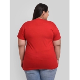 Neo Garments - Red Cotton Regular Fit Womens T-Shirt ( Pack of 1 ) - 6XL