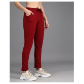 Addyvero - Red Cotton Blend Womens Running Trackpants ( Pack of 1 ) - 30