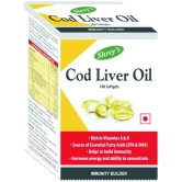 Shreys Cod Liver Oil for Immunity & Healthy Heart 100 no.s Minerals Softgel