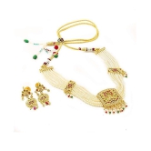 gilher - Gold Alloy Necklace Set ( Pack of 1 ) - Gold