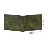 GEEO - Green Faux Leather Mens Two Fold Wallet ( Pack of 1 ) - Green