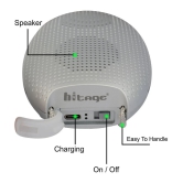 hitage BS-391 X-WOOFERS 5 W Bluetooth Speaker Bluetooth v5.0 with 3D Bass Playback Time 24 hrs Grey - Grey