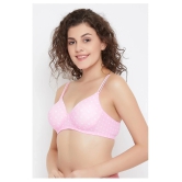 Clovia Polyamide T-Shirt Bra - Pink - 38B