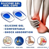 Estoreshouses Silicone Gel Heel Protector Insole Cupsblue