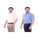 DESHBANDHU DBK - Multicolor Cotton Regular Fit Mens Casual Shirt (Pack of 2 ) - None