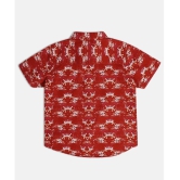 MINI KLUB Single 100% Cotton Half Sleeves Shirt ( Red ) - None