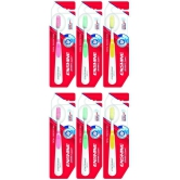 Enshine Pack of 6, Advance Clean+ Superior Bristles Ultra Soft Toothbrush (6 Toothbrushes)