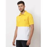 Uzarus - Yellow Cotton Blend Regular Fit Mens Polo T Shirt ( Pack of 1 ) - None