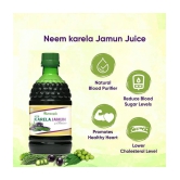 NUTROCOPIA Neem Karela Jamun Juice for Diabetes - 400 ml, Ayurvedic Diabetic Care Juice, Helps Maintain Healthy Sugar Levels, Immunity Booster Juice for Skin Care & Natural Detox Pack of 4