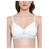 Clovia Polyamide T-Shirt Bra - Blue - 34B