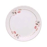 Clay Craft Ceramic Karina Floral Dinner Set | White | Set of 18 Pcs