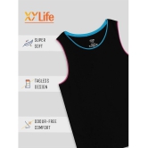 XY Life - Black 100% Cotton Girls Top ( Pack of 1 ) - None