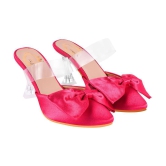 Shoetopia - Pink Women''s Mules Heels - None