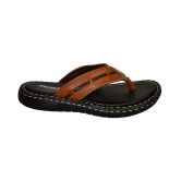 Ajanta Tan Flip Flops - None