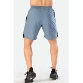 Fuaark - Light Blue Polyester Mens Gym Shorts ( Pack of 1 ) - None