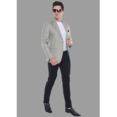 DKGF Fashion - Grey Polyester Regular Fit Men''s Blazer ( Pack of 1 ) - None