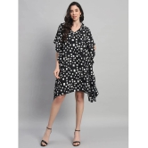 Curvydrobe Crepe Black Beach Dresses - - None