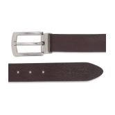 samtroh - Brown Leather Mens Casual Belt ( Pack of 1 ) - None