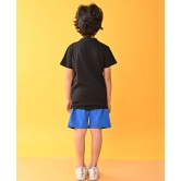 NEWYORK BLACK ROYAL STRIPED SHORTS SET -BLACK/BLUE-8-9 YEARS / 2N / GREY