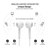 hitage Hp-331 3.5 mm Wired Earphone In Ear Comfortable In Ear Fit White